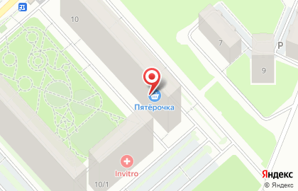 Супермаркет Пятёрочка в Кировском районе на карте