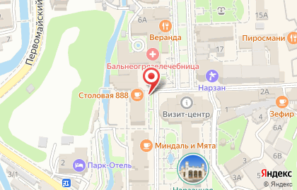 Компания по организации экскурсий Эдельвейс в Кисловодске на карте