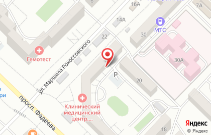 Молодость КСК на карте