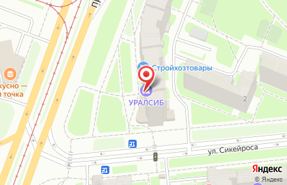Банк Уралсиб в Санкт-Петербурге на карте