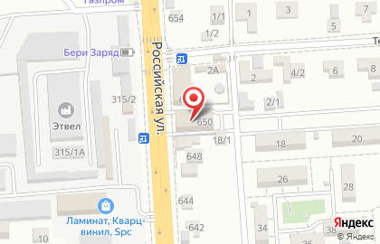 Сеть супермаркетов Магнит на Российской улице, 650 на карте