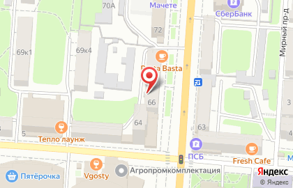 Нива на улице Ленина на карте