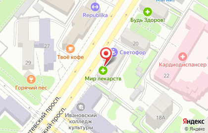 Магазин Планета Цветов на Шереметевском проспекте на карте
