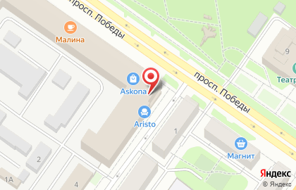 Салон мягкой мебели АСМ на проспекте Победы на карте