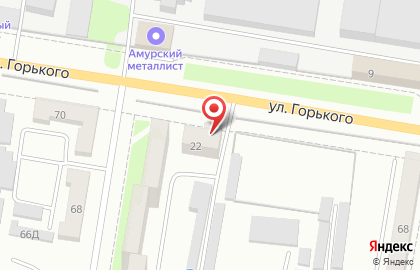Продовольственный магазин Час Пик на улице Горького на карте