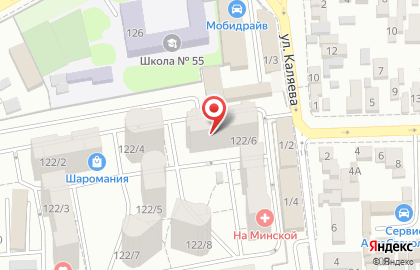 Компания AresAvto125 на Минской улице на карте