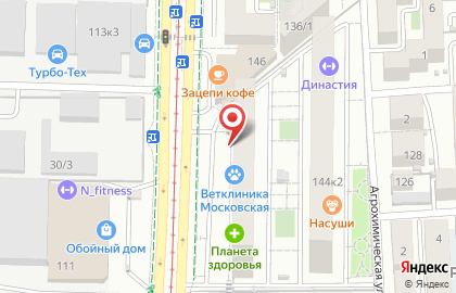 Магазин японской кухни Sushi love на Московской улице на карте