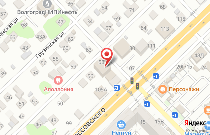 Мороз на Севастопольской улице на карте