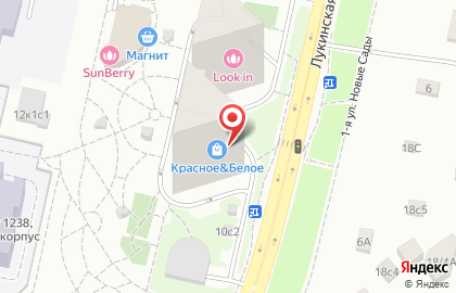 Магазин Красное & Белое на Лукинской на карте