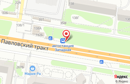 Автовокзал в Барнауле на карте