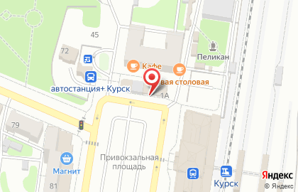 Магазин продуктов в Железнодорожном районе на карте