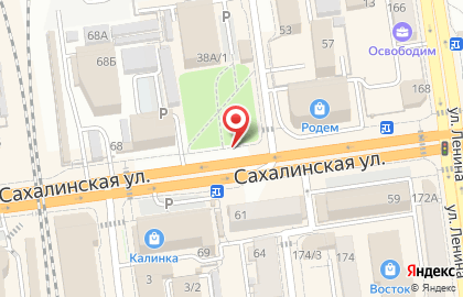 Долинский хлебокомбинат на Сахалинской улице на карте