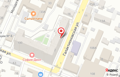 Харизма на Галактионовской улице на карте