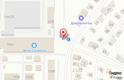 Киоск быстрого питания ЛаКоМи на 1-ой Путевой улице на карте