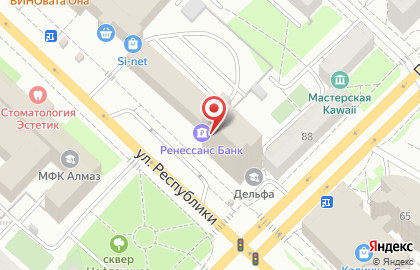 ОАО ВТБ Лизинг на улице Республики на карте