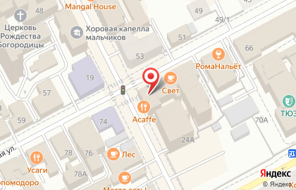 Ресторан a Caffe на карте