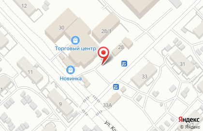 Киоск по продаже фруктов и овощей на Пионерской улице на карте