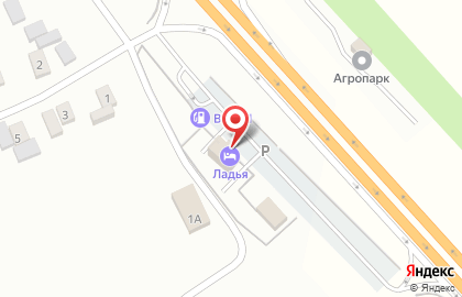 Гостиничный комплекс Ладья на карте