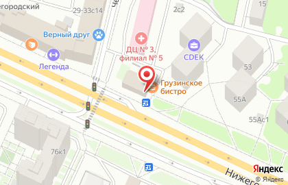 Супермаркет Пятёрочка в Москве на карте