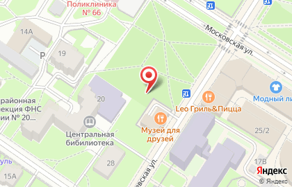 Голубка на Леонтьевской улице на карте