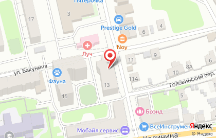 Компания РосКварц на улице Бакунина на карте