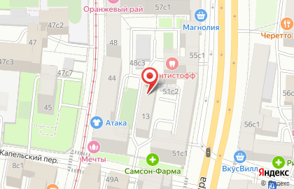 Участковый пункт полиции в Москве на карте