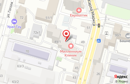 Башуралмонолит на карте