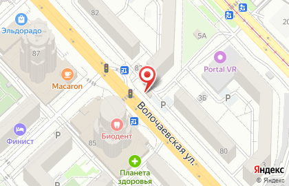 Магазин овощей и фруктов по продаже фруктов и овощей в Хабаровске на карте