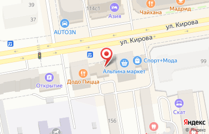Дальневосточный банк на улице Кирова на карте