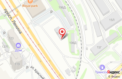 Шиномонтажная мастерская Pit-stop в Железнодорожном районе на карте
