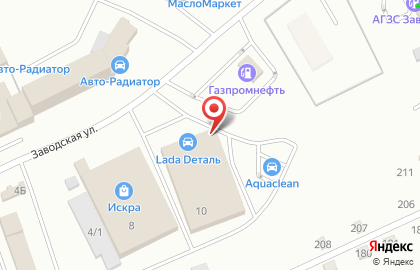 Автомобильный сервис-маркет Империя Колодок на Заводской улице на карте