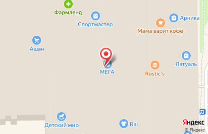 Ашан в Кировском районе на карте