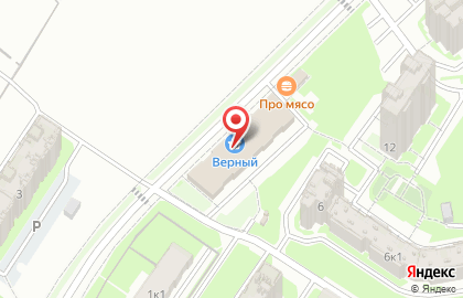 Супермаркет Верный на Сиреневом бульваре на карте