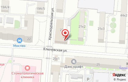 Парикмахерская Ива на Красноуральской улице на карте