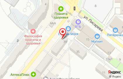 Киоск по продаже фруктов и овощей в Орджоникидзевском районе на карте