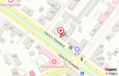 Магазин пива Пена в Ростове-на-Дону на карте