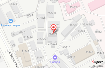 Строительная компания Топ-Декор на улице Бориса Жигулёнкова на карте