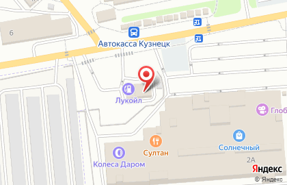 Лукойл, АЗС в Пензе на карте