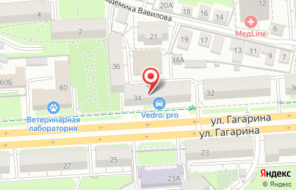 Каменный Век на улице Гагарина на карте