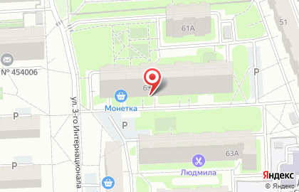 Центр автоматизации Линк-Сервис на улице 3-го Интернационала на карте