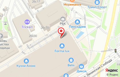 Салон мебели Filippe Grandy на улице Ленинская Слобода на карте
