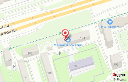Банкомат АКБ Ижкомбанк в Индустриальном районе на карте