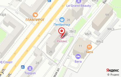 MaxRealty24 на Беговой улице на карте
