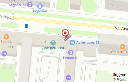 Сервисный центр Pedant.ru на улице Академика Книповича на карте
