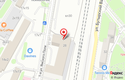 Компания по продаже комплексных систем безопасности Луис+ на 1-й улице Ямского Поля на карте