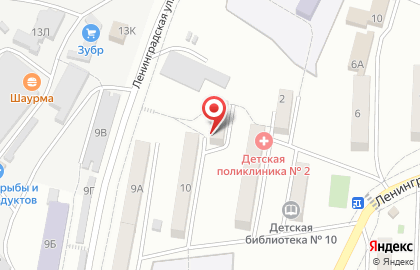 Фирменный магазин Торговый дом ВИК на улице Ленинградской на карте