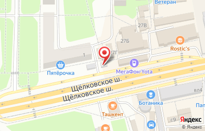 Магазин овощей и фруктов в Москве на карте