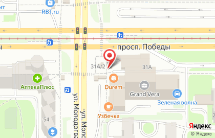 Оператор сотовой связи Tele2 на улице Молодогвардейцев на карте