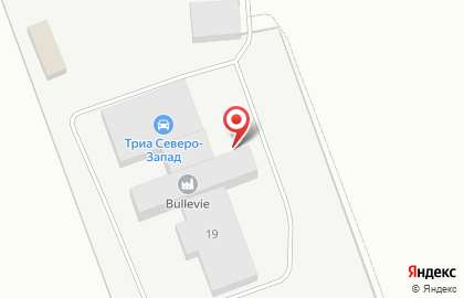 Автосервис ТРИА Северо-Запад на Промышленной улице на карте