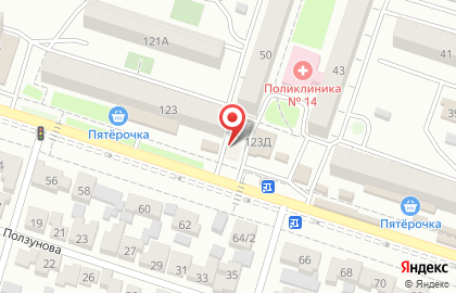 Магазин Свежее мясо на улице Циолковского на карте